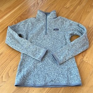 Patagonia better sweater size extra small gray Heather